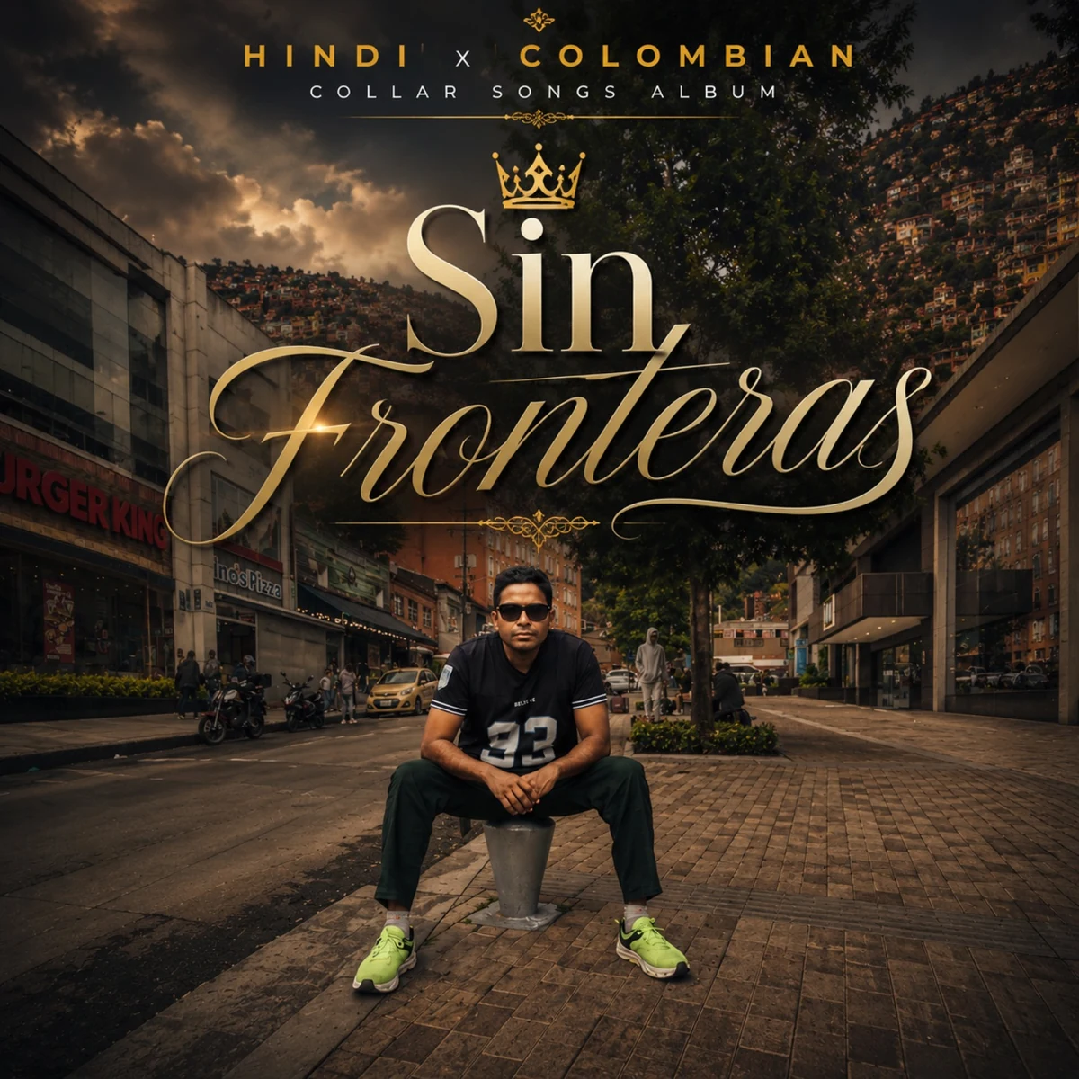 Sin Fronteras album artwork by Dholi Baba